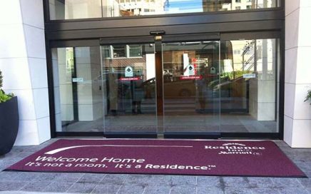 Office Entry Outdoor Use Commercial Custom Printed Rubber Logo Door Mat Welcome Floor Mats For Business