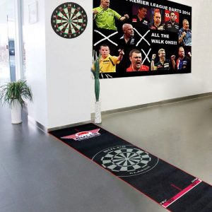 Professional Dart Board Set Custom Printed Practice Dart Board Floor Mat Dart Rug