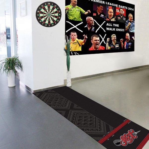 Quality Dart Boards Rubber Mat Dart Games Practice Floor Mat With Darts Throwing Line