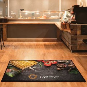 Restaurant Entrance Rubber Door Floor Mats For Business Hotel Entry Logo Carpet Runners Custom Logo Mats