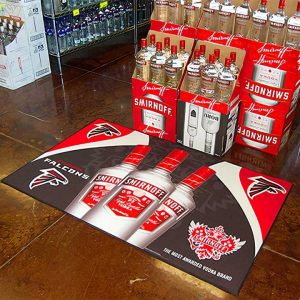 Smirnoff Vodka Wine Drinks Company Logo Floor Mats Commercial Rubber Door Entry Mats Custom Carpet With Logo