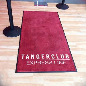 Tanger Club Express Line Commercial Outdoor Rug Entrance And Entryway Printed Logo Mat Custom Door Mats For Business