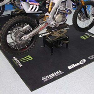 Tradeshow Exhibition Tuft Printed Logo Floor Mats Racing Motorbike Motorcycle Mat Carpets