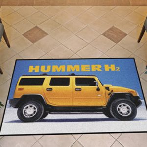 Vehicle floor mats custom printed carpet logo rubber floor mat for advertisement