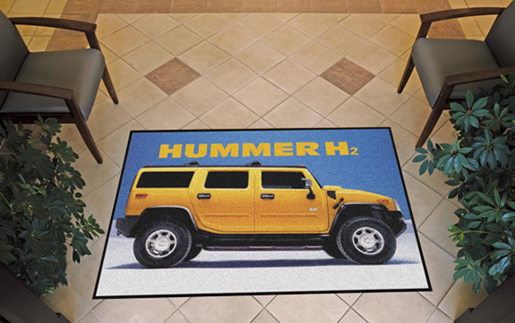 Vehicle floor mats custom printed carpet logo rubber floor mat for advertisement