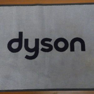 Dyson vacuum cleaner demonstration nylon rubber floor mat with logo for retail