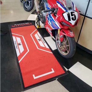 China-Factory-Oil-And-Gas-Resistance-Custom-Garage-Floor-Honda-Motorcycle-Mat