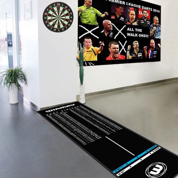 Dart Accessories Custom Printed Logo Heavy Duty Dartmat Winmau Outshot Xtreme Dart Mat