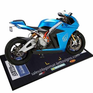 20 Years China Oil Gasline Resistant Custom Motosports Rubber Backed Mx Enduro Racing Floor Mats