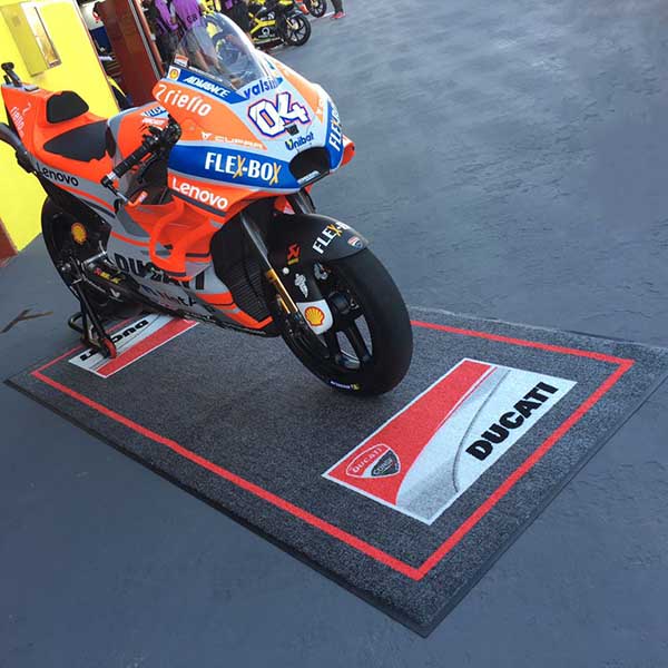 Motorcycle Pit Garage Floor Mat Carpet Team Husqvarna Factor