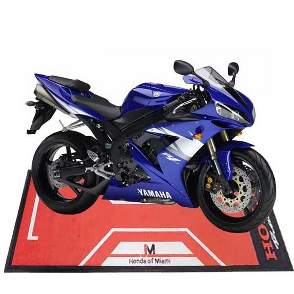 China Factory Oil Gas Chemical-Resistant FIM Approved Motorbike Racing Garage Floor Carpet Mat Honda Motorcycle Race Pit Mat