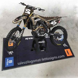 China Factory Petrol Resistant Mx Store Off Road Bike Garage Racing Floor Mat Motorcycle Work Mat