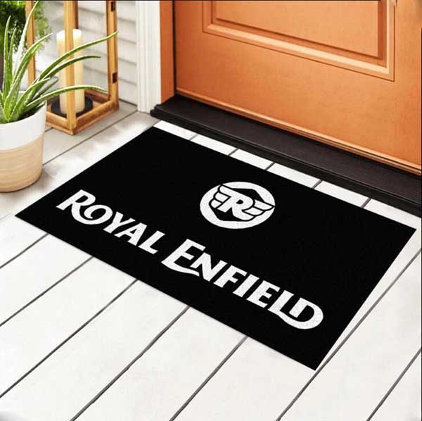 Customized Gifts Motorsports Entrance Door Mat Room Rug Motocross Carpet Rug Mx Dirt Bike Pit Mat Royal Enfield Motorcycle Floor Mat