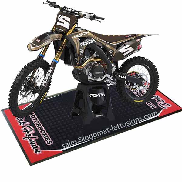 Home :: Garage / Paddock :: Bike Mats / Covers :: HSBK Racing Paddock /  Garage Bike Motorcycle Mat Rug