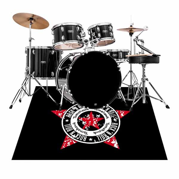 Drum Rug Drum Mat 4x5ft Drum Set Carpet Electric Drum Accessories