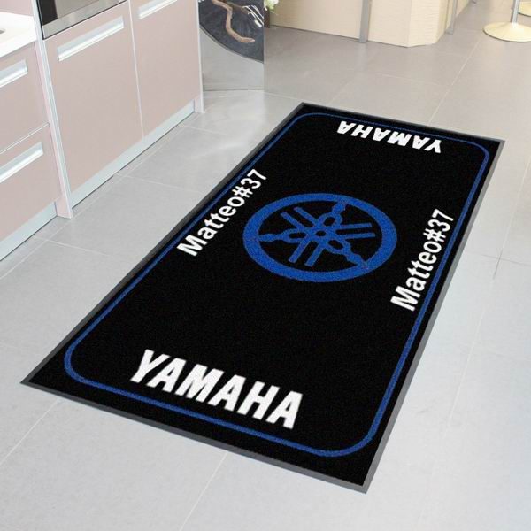 Christmas Gift Custom Rubber Dirt Bike Carpet Mat Racing Floor Mat Yamaha Motorcycle Pit Mat With Logo