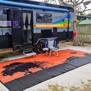 Custom Made Best Polypropylene RV Patio Mats Plastic Straw Outdoor Rugs Rv Outdoor Carpet With Logo For Outdoors, RV, Patio, Backyard, Deck, Picnic, Beach, Trailer, Camping