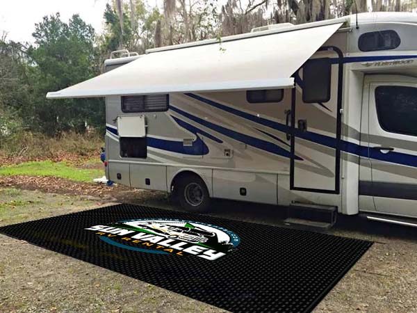 Custom Made Best Polypropylene RV Patio Mats Plastic Straw Rugs Rv