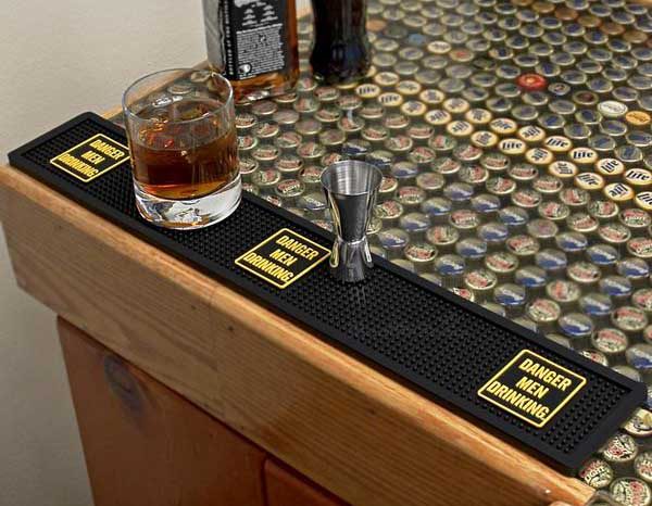 Whisky Cocktail Beer Wine Accessories Custom PVC Rubber Extra Large Long Bar Drip Mat Coffee Pub Beer Mats For Sale