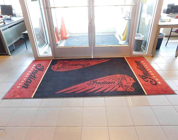 Gift Ideas For Men Personalized Showroom Workshop Motorcycle Carpet Rug  Garage Indian Motorcycle Floor Mat – Letto Signs Carpet Co., Ltd