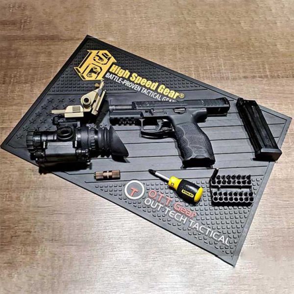 Battle-Proven Tactical Gear Shooting Equipment Essential Oil Resistant Custom Rubber Maintenance Workbench Mat Gun Cleaning Mat