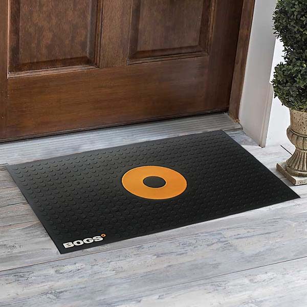 Bogs Footwear Coin Grip Waterproof Logo Custom Rubber Garage Floor Mat 3D Doormat Non Slip Mat Front Door Mat Outdoor