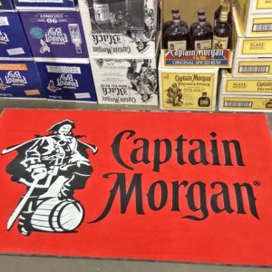 Commercial Use Heavy Duty Personalized Welcome Mats Logo Floor Mat Captain Morgan Wine Pos Retail Shop Custom Door Mats