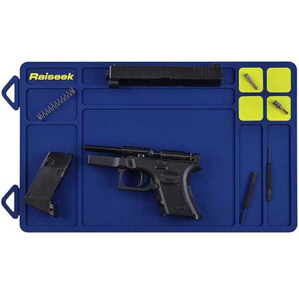 Custom Rubber Benchtop Overhaul Mat Essential Pistol Gun Maintenance Repair Mat Magnetic Gun Cleaning Pad