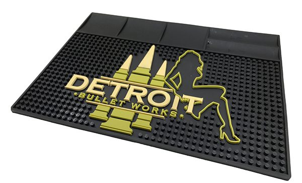 Custom Logo Anti-slip Rubber Magnetic Tool Mat Essential Handgun Pistol Rubber Work Utility Mat Gun Bench Mat