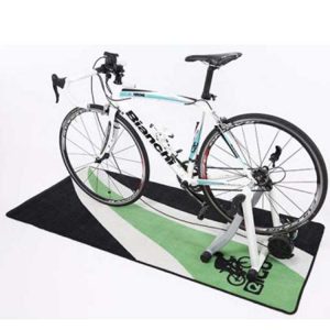 Hardwood Floor Carpet Protection Workout Mat Custom Indoor Exercise Turbo Trainer Peloton Floor Mat Spin Bike Mat