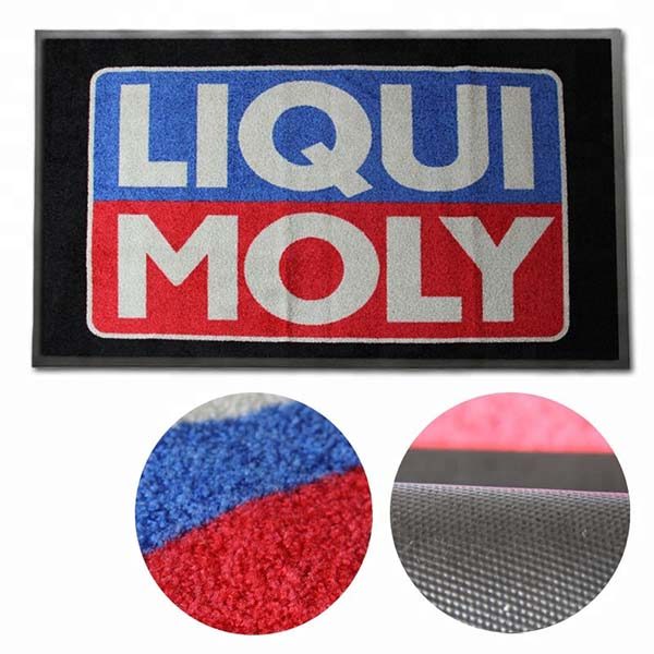 LIQUI MOLY Corporate Logo Carpets Custom Commercial Welcome Entrance Mats With Logo For Business