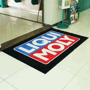 LIQUI MOLY Corporate Logo Carpets Custom Commercial Welcome Entrance Mats With Logo For Business