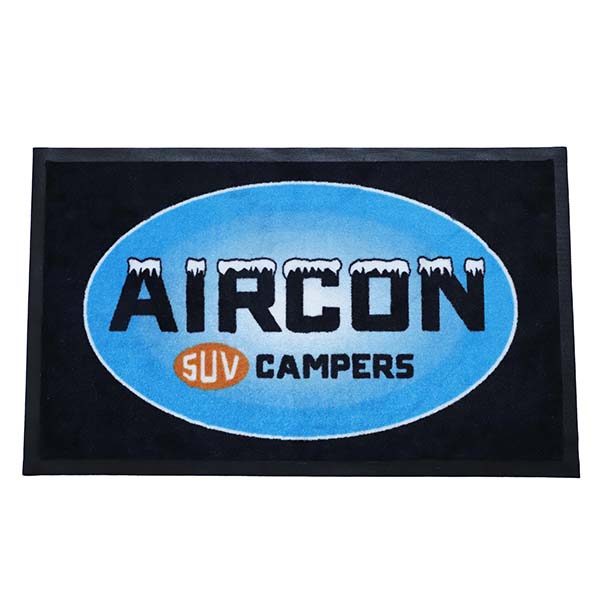 Personalised AIRCON SUV Camper Doormat Floor Rugs Company Logo Door Mats Entrance Carpet