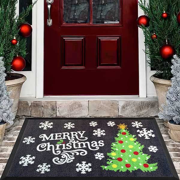 Personalized Non Slip Welcome Mats Doormat Heavy Duty Rubber Floor Mat Funny Christmas Front Indoor Outdoor Mats