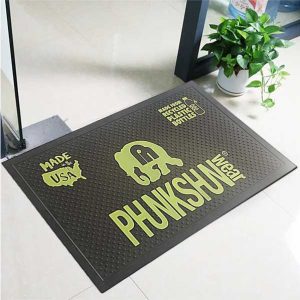 Phunkshun Wear Outdoor Gear 3D Logo Welcome Entrance Mat Heavy Duty Rubber Utility Floor Mat Design Outside Door Mats