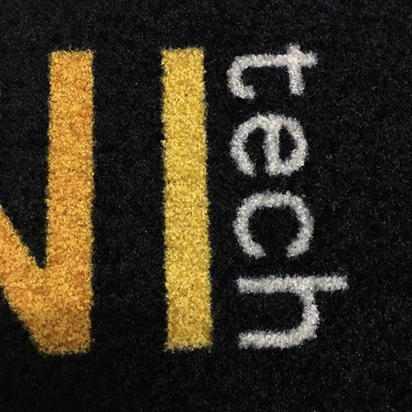 Omni Tech Custom Logo Welcome Mat Outdoor Indoor Rubber Floor Mat Non Slip Printed Carpet Extra Large Door Mats