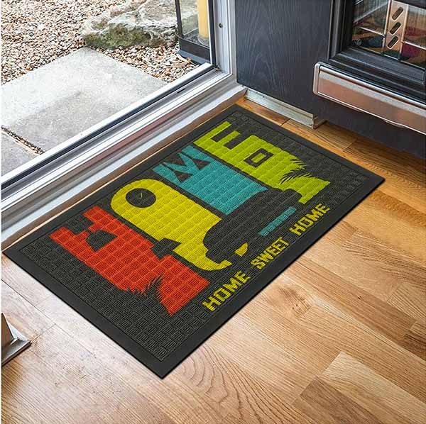 Custom 24x36 Inch Doormat, 2x3 Feet Door Mat, Personalized Logo, Business  Office Logo Rug, Flocked Coir Welcome Mat Personalized Doormat 