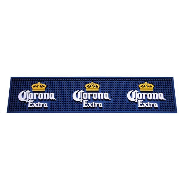 Barware Glassware Personalised Pvc Rubber Beer Bar Service Spill Drip Mats Custom Alcohol Wine Bar Rail Mat