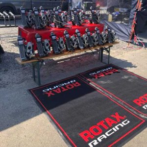 Custom Motorcycle Dirt Bike Floor Mat Garage Workshop Enviromental Paddock Working Mat Go Karts Carpets For Rotax Racing