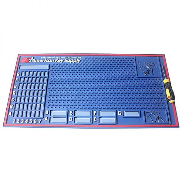 Custom Work Station Bench Desk Repair Mat Workshop Garage Tool Box Top Mat Pinning Utility Rubber Work Mat