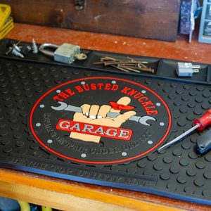 Toolbox Accessories Custom Bench Rubber Utility Mat Silicone Pinning Pit Mat Work Maintenance Repair Tool Mat