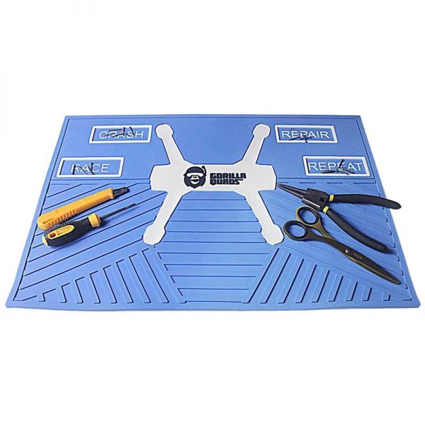 Toolbox Top Silicone Anti Fatigue Custom Benchtop Overhaul Mat Pvc Pinning Tool Mat Rubber Repair Utility Work Bench Mat