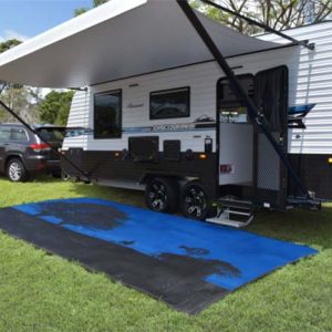 Caravan Accessories UV Stabilization Heavy Duty Recycled Polypropylene Awning Mats Personalized Logo Outdoor Patio Rug RV Camping Mat