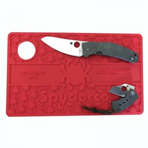 Heavy Duty Garage Work Station Custom Rubber Workbench Utility Pit Mat EDC Tray Spyderco Knife Cleaning Mat Techmat