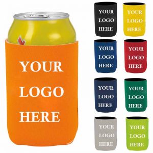 Wholesale Blank Bulk Insulated Drink Holder for Cans and Bottles Stubby Holders Collapsible Neoprene Beer Can Kooler Custom Koozies
