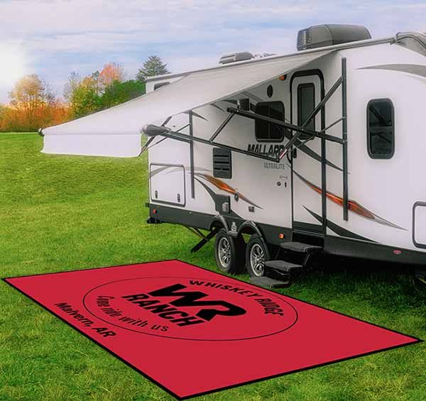 Custom Caravan Annex Matting Polypropylene Plastic Straw Sand Mine Reversible 8x10 RV Patio Balcony Mat UV-protected Outdoor Waterproof Rug