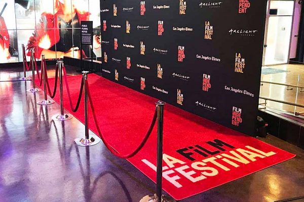 Custom Outdoor Event Exhibition Logo Floor Rugs Show Mats Hallway Extra Long Doormat Red Carpet Runner