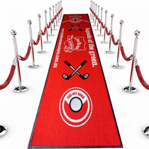 Custom Outdoor Event Exhibition Logo Floor Rugs Show Mats Hallway Extra Long Doormat Red Carpet Runner