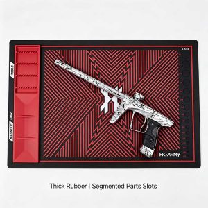 Heavy-duty non-slip rubber magnetic tool mat with rollable portable design.
