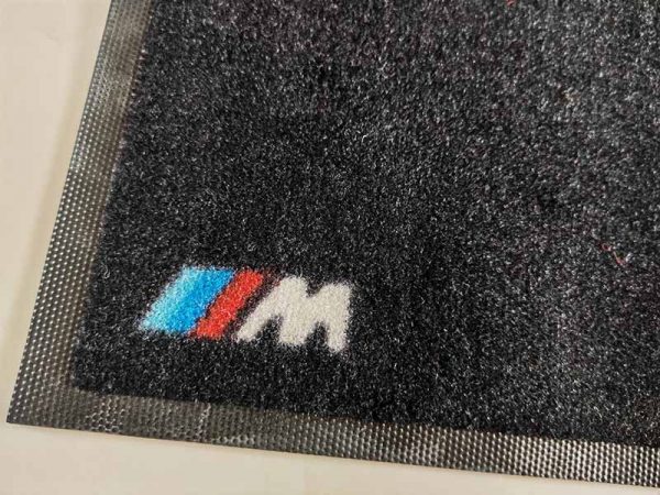 In Stock Brand New 34x76cm Durable BMW Motorrad Nylon Floor Carpet Mats Rubber Entry Rugs Printed Logo Mats